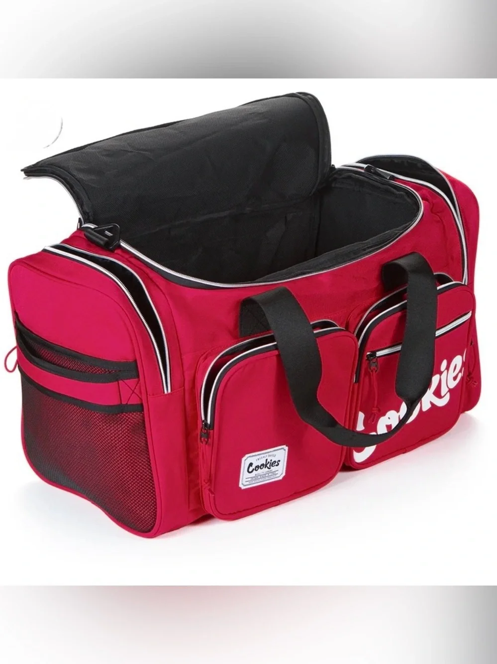 Cookies Heritage Smell Proof Duffle Bag Red 48L Travel Gym Bag NWT